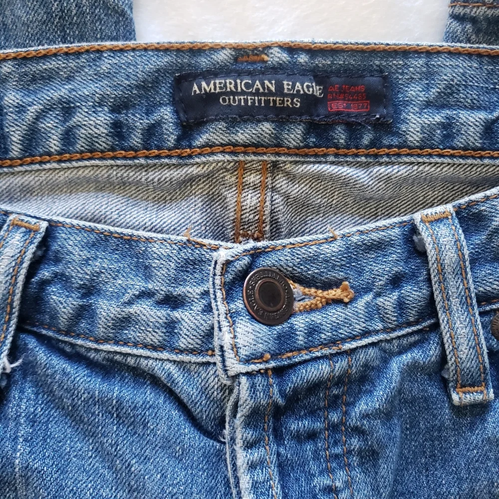 American Eagle Outfitters 6 Long, Blue 👖 Jeans. - Picture 3 of 14